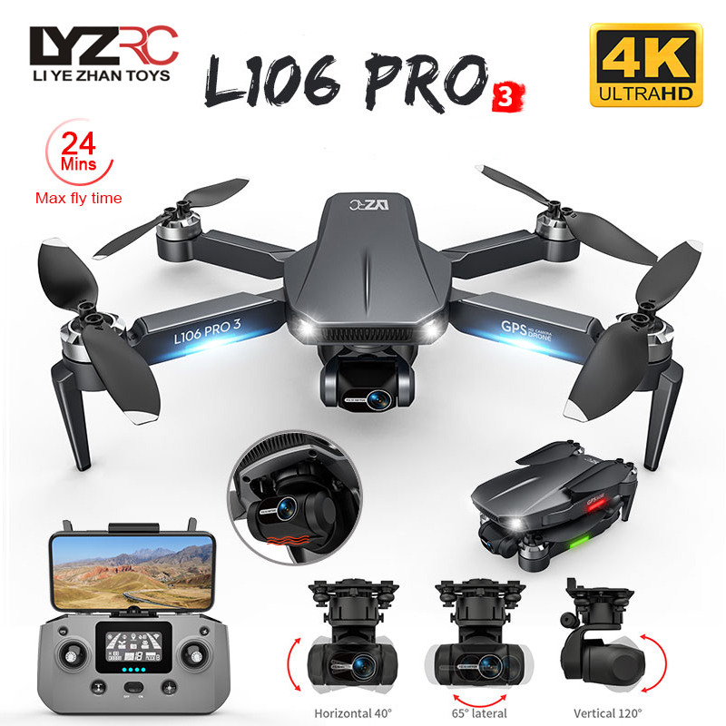 L106 Pro 3 Drone 5G WIFI FPV D - Fpv Drone Charger avaliação e preço