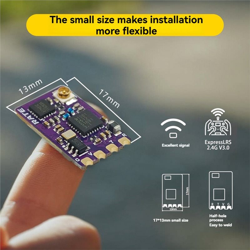 Receptor Nano ELRS 2.4G de Exc - Fpv Drone Antenna avaliação e preço